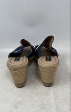 Load image into Gallery viewer, Karl Lagerfeld Womens Cree Blue Open Toe Slip-On Wedge Platform Heels Size 8 M
