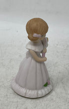 Load image into Gallery viewer, Enesco Growing Up Birthday Girls Brunette Girl Age 5 Porcelain Figurine
