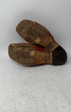 Load image into Gallery viewer, Brighton Womens Joan Red Beige Woven Open Toe Slip-On Slide Sandals Size 7.5M
