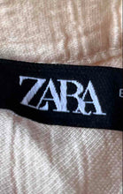 Load image into Gallery viewer, Zara Womens Yellow Short Sleeve Button Front Shirt Dress Size Small
