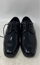 Load image into Gallery viewer, Fabian Couture Mens Black Patent Leather Derby Dress Shoes Size 11 1/2M
