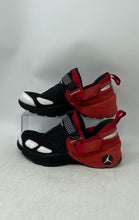 Load image into Gallery viewer, Nike Kids Jordan Trunner LX 905223-001 Red Black Sneaker Shoes Size 6.5Y
