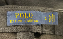 Load image into Gallery viewer, Polo Ralph Lauren Womens Black Stretch Straight Leg Dress Pants Size 2
