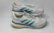 Load image into Gallery viewer, Adidas Mens Supernova 3 HQ1806 White Blue &amp; Green Lace-Up Sneaker Shoes Size 13

