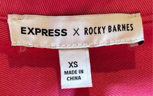 Load image into Gallery viewer, Express X Rocky Barnes Womens Pink Long Sleeve Button Front One-Piece Romper XS
