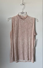 Load image into Gallery viewer, Calvin Klein Womens Pink Abstract Sleeveless Mock Neck Tank Top Size XL With Tag
