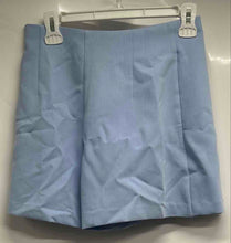 Load image into Gallery viewer, Zara Womens Blue Regular Fit Front Slit Side Zip Mini Skort Size Small
