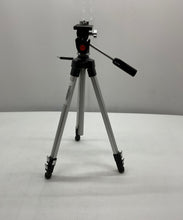 Load image into Gallery viewer, JCPenney Silver Aluminum Classic Adjustable Leg Camera Tripod
