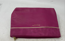 Load image into Gallery viewer, Elizabeth Arden Womens Pink Leather Inner Pocket Zipper Makeup Cosmetic Case
