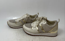 Load image into Gallery viewer, Michael Kors Womens Beige Low Top Lace-Up Sneakers Shoes Size 6M

