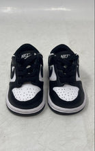 Load image into Gallery viewer, Nike Kids Dunk Low Black White Round Toe Lace-Up Sneaker Shoes Size 2C
