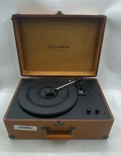 Load image into Gallery viewer, Crosley Model CR6249U-NA1 Brown Black Vinyl Portable Record Player Not Tested
