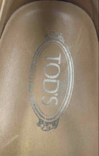Load image into Gallery viewer, Authentic Tod's Mens Brown Leather Round Toe Slip-On Loafers Shoes Size 7
