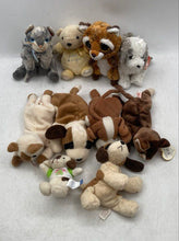 Load image into Gallery viewer, Lot Of 10 Pcs Ty Beanie Babies Multicolor Stuffed Animals Mini Toys Collection

