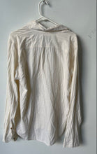 Load image into Gallery viewer, Abercrombie &amp; Fitch Mens Beige Long Sleeve Collared Slim Fit Polo Shirt Size L
