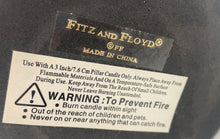 Load image into Gallery viewer, Antique Fitz &amp; Floyd Matte Black Intricately Carved Resin Candlestick Holder

