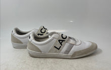 Load image into Gallery viewer, Lacoste Mens Misano Elastic 1191 U CMA White Black Sneaker Shoes Size 10.5
