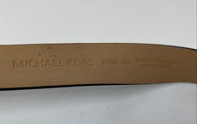 Load image into Gallery viewer, Michael Kors Womens Black Gray Signature Print Adjustable Strap Belt Bag Sz L/XL
