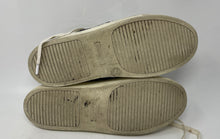 Load image into Gallery viewer, Authentic Tory Burch Womens Carter White Blue Leather Sneakers Shoes Size 9 M
