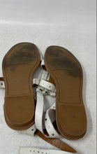 Load image into Gallery viewer, Franco Sarto Womens Madalaina White Leather Studded Gladiator Sandals Size 7.5M
