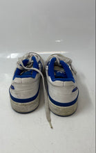 Load image into Gallery viewer, Adidas Womens Forum Low White Blue Round Toe Lace-Up Sneaker Shoes Size 5.5
