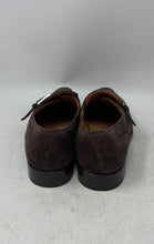 Load image into Gallery viewer, Cordwainer Mens Brown Suede Buckle Monk Strap Dress Shoes Size 8.5
