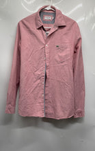 Load image into Gallery viewer, Lacoste Mens Pale Red Long Sleeve Regular Fit Button-Up Shirt Size M

