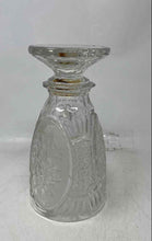 Load image into Gallery viewer, Crystal Glass Floral Panel Collectible Home Decorative Clear Vase
