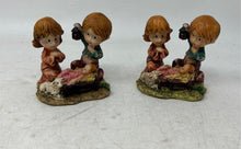 Load image into Gallery viewer, Set Of 2 Pcs Autom Christian Nativity Scene Baby Jesus Porcelain Figurines
