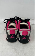 Load image into Gallery viewer, Nike Kids Air Jordan 6 Retro Low Black White Pink Lace-Up Sneaker Shoes Size 11C
