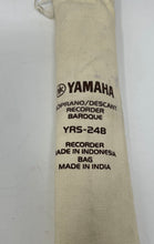 Load image into Gallery viewer, Yamaha YRS-24B Beige Plastic Baroque 3 Piece Key Of C Soprano Recorder With Bag
