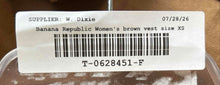 Load image into Gallery viewer, Banana Republic Mens Brown Genuine Leather Sleeveless Collarless Vest Size XS
