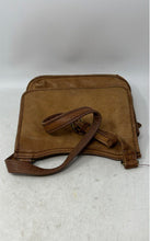 Load image into Gallery viewer, Fossil Womens Brown Leather Inner Pocket Adjustable Strap Crossbody Bag
