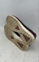 Load image into Gallery viewer, Womens Burgundy Lace-Up Low Top Round Toe Sneaker Shoes Size EUR 37
