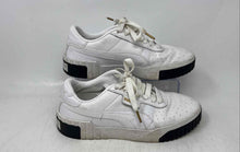 Load image into Gallery viewer, Puma Womens Cali White Black Leather Low Top Lace-Up Sneaker Shoes Size 8
