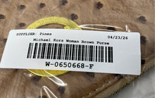 Load image into Gallery viewer, Michael Kors Womens Brown Inner Pockets Detachable Strap Wristlet Wallet
