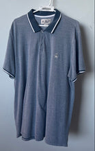 Load image into Gallery viewer, Penguin Mens Light Blue Cotton Birdseye Knit Short Sleeve Polo Shirt Size XXL
