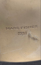 Load image into Gallery viewer, Marc Fisher Womens Lysia Black Leather Side Zip Ankle Booties Size 8.5M
