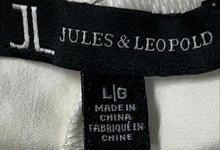 Load image into Gallery viewer, Jules &amp; Leopold Womens White Front Patch Pockets Wide-Leg Cropped Pants Size L
