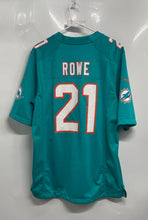 Load image into Gallery viewer, Nike Mens Green Miami Dolphins Eric Rowe #21 On Field NFL Athletic Jersey Size S
