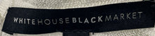 Load image into Gallery viewer, White House Black Market Womens Black Sheer Ruffle Knitted Blouse Top Size M
