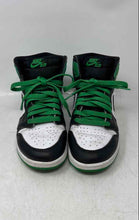 Load image into Gallery viewer, Nike Boys Air Jordan 1 Retro High OG White Black Green Sneakers Shoes Size 5Y
