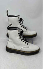 Load image into Gallery viewer, Dr. Martens Unisex Zavala Black White Leather Lace-Up Combat Boots Size M 5 W 6
