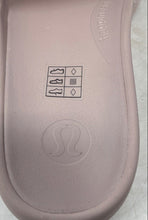 Load image into Gallery viewer, Lululemon Womens Restfeel Pink Open Toe Slip-On Slide Sandals Size 9
