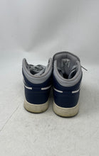 Load image into Gallery viewer, Nike Kids Air Jordan 1 Mid DQ8423-104 Navy Blue White Gray Sneaker Shoes Size 7Y
