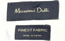 Load image into Gallery viewer, Massimo Dutti Mens White Finest Fabric Long Sleeve Button-Up Shirt Size XL
