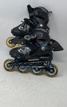 Load image into Gallery viewer, Bladerunner Unisex Kids Phoenix Black Blue Adjustable Inline Skates Size 1-4
