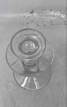 Load image into Gallery viewer, Clear Crystal Glossy Finish Home Decorative Candle Holder Set Of 2 Pcs
