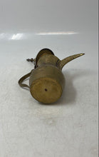 Load image into Gallery viewer, Vintage Engraved Brass Scroll Handle Lidded Middle Eastern Dallah Coffee Pot
