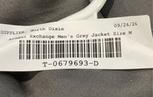 Load image into Gallery viewer, Armani Exchange Mens Gray Long Sleeve Full-Zip Track Jacket Size Medium
